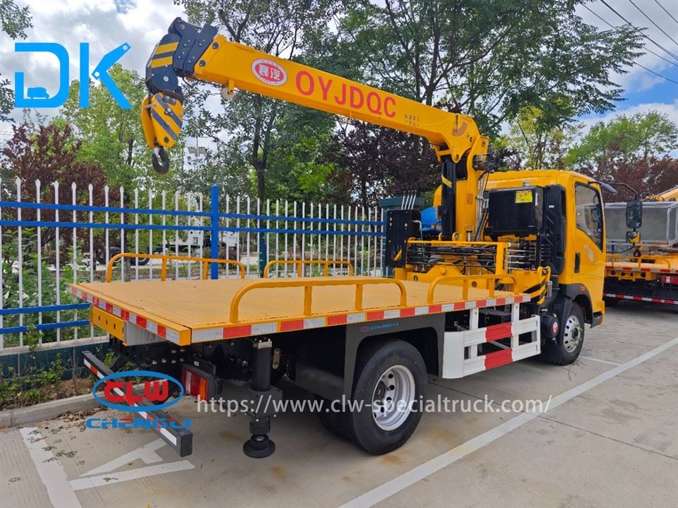Sinotruk Howo Weishen 4-ton 4-section Boom Truck-mounted Crane best